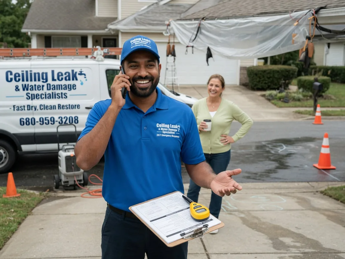 Ceiling Leak Cleanup Tuskegee Institute, AL FAQs